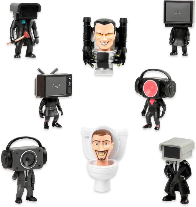 Bonkers Toys Skibidi Toilet 1310 Figura Sorpresa Coleccionable