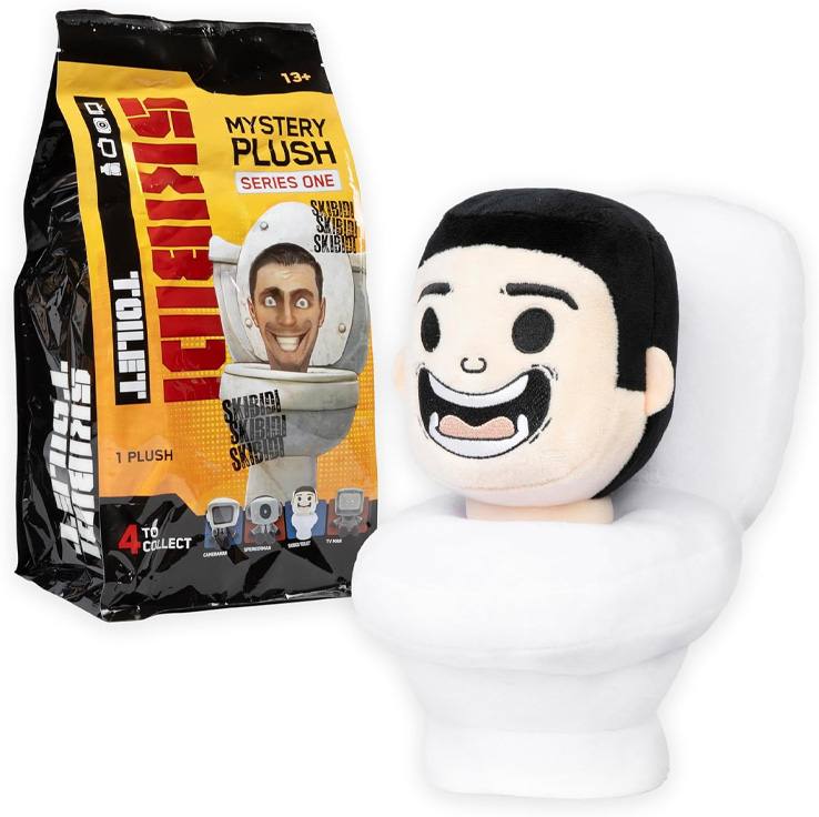 Bonkers Toys Skibidi Toilet 1320 Serie 1 Peluche Sorpresa 11 Pulgadas Skibidi Toilet