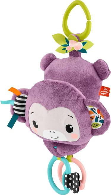 Mattel Fisher Price Jff02 Cochecito Con Mono Morado