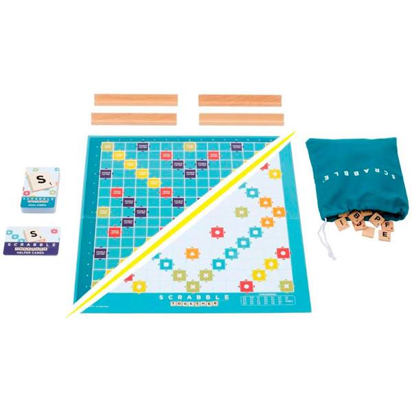 Mattel Games Jgy26 Scrabble Clasico De Madera