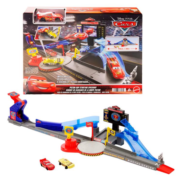 Mattel Disney Jhl42 Cars Pista Acrobacias Circuito Velocidad