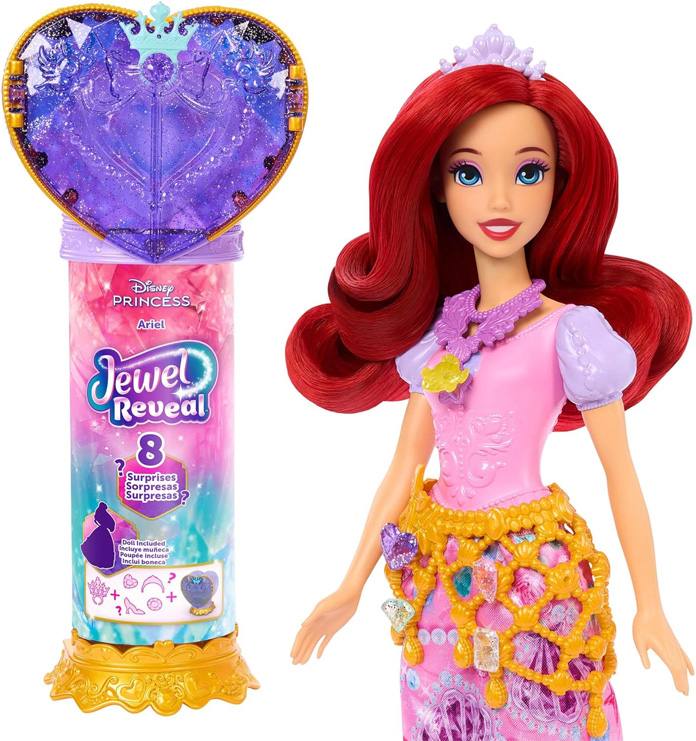 Mattel Disney Princesas Jhl49  Reveal Ariel