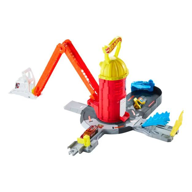 Mattel Hot Wheels Jhl95  City Estacion De Bomberos