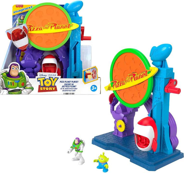 Mattel Fisher Price Jkw20 Toy Story Figuras De Juego Pizza Planeta