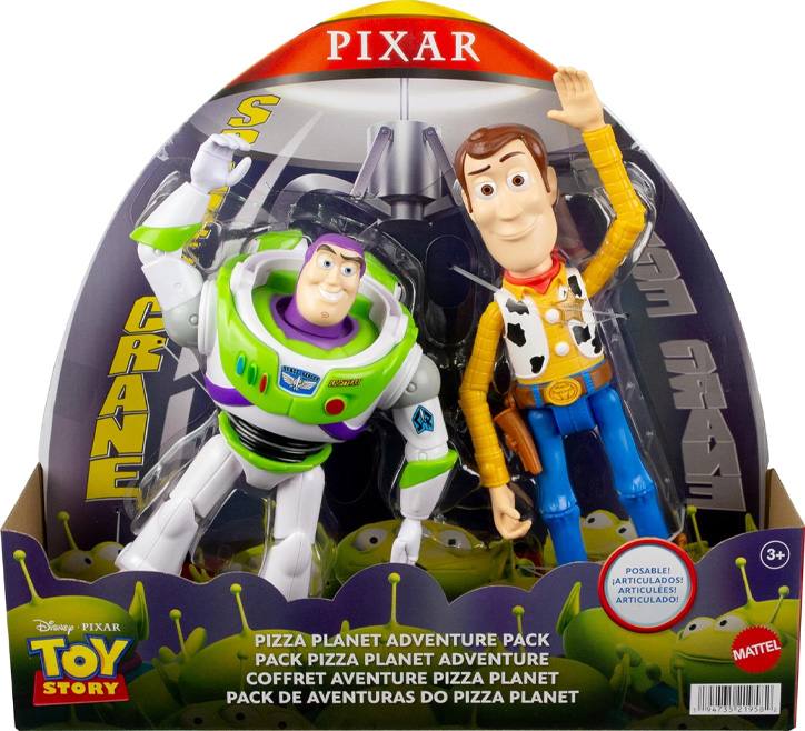 Mattel Disney Jlr67 Toy Stoy Pack Proyecto Objetivo Woody Y Buzz 7 Pulgadas