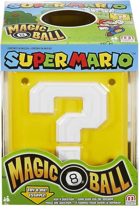 Mattel Games Jnc30 Super Mario Bola Magica 8 Version Latino