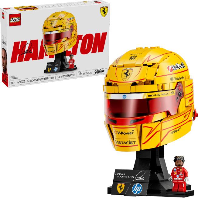 Lego Editioons 43022 Scuderia Ferrari Hp Casco De Lewis Hamilton