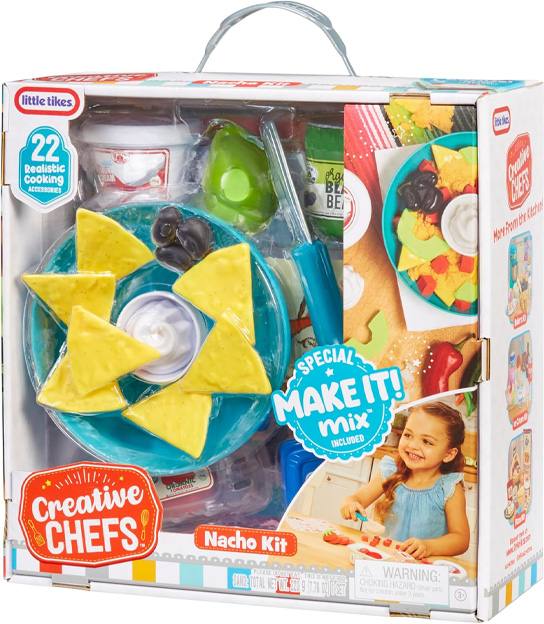 Mga Entertainment Creative Chef 643880-Euc Playset De Masa Moldeable Comida: Nachos