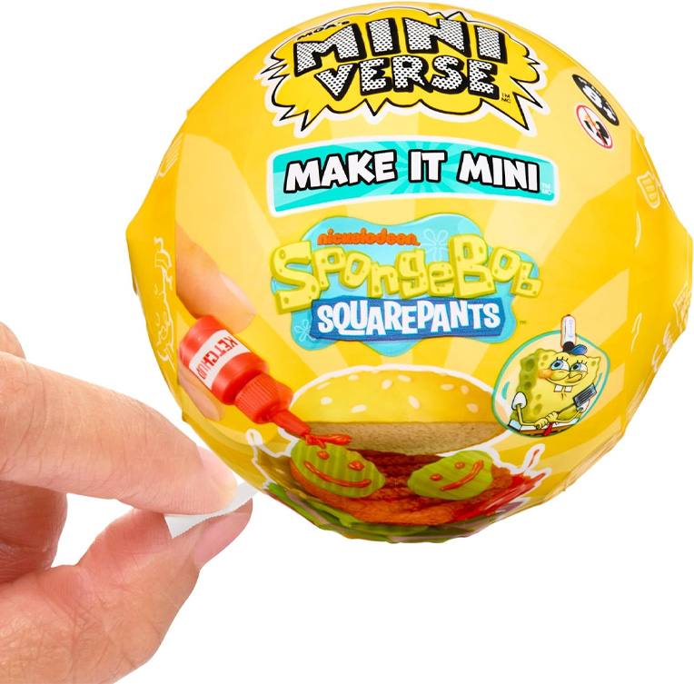 Mga Entertainment Miniverso 599296-Euc Esfera Sorpresa Bob Esponja Pdq