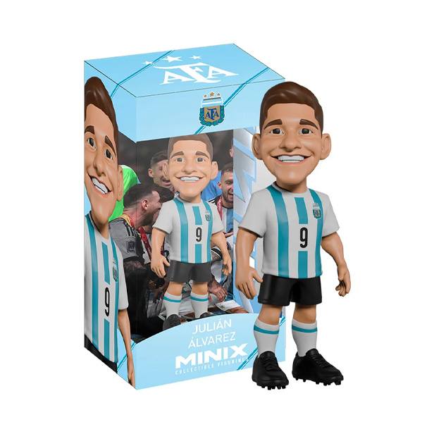 Minix Copa Del Mundo 22601 Figura Coleccionable Argentina  Julian Alvarez 12Cm