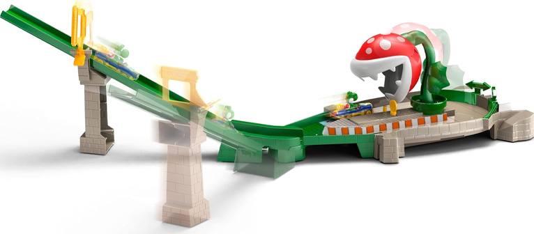 Mattel Hot Wheels Hln43 Mario Kart Set De Pista Ataque Planta Pirana