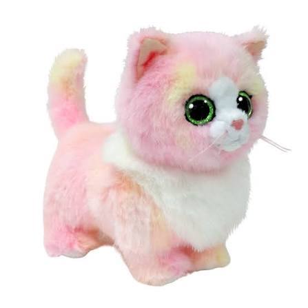 Ty Beanie Boos 37409 Lady Gato Rosa Regular