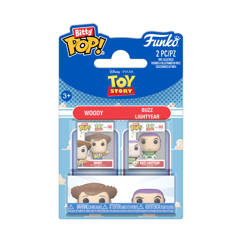 Funko Pop! 94219 Bit Toy Story Woody Y Buzzlight Year Paquete De 2 Unidades