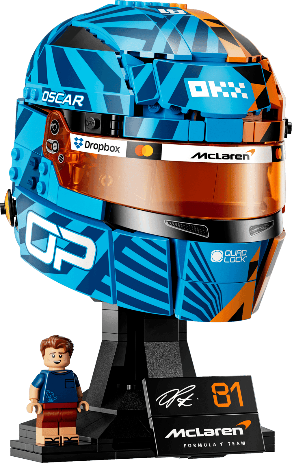 Lego Editions 43017 Mclaren Mastercard F1 Team: Casco De Oscar Piastri