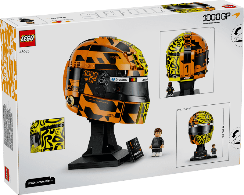 Lego Editions 43023 Mclaren Mastercard F1 Team: Casco De Lando Norris (5)