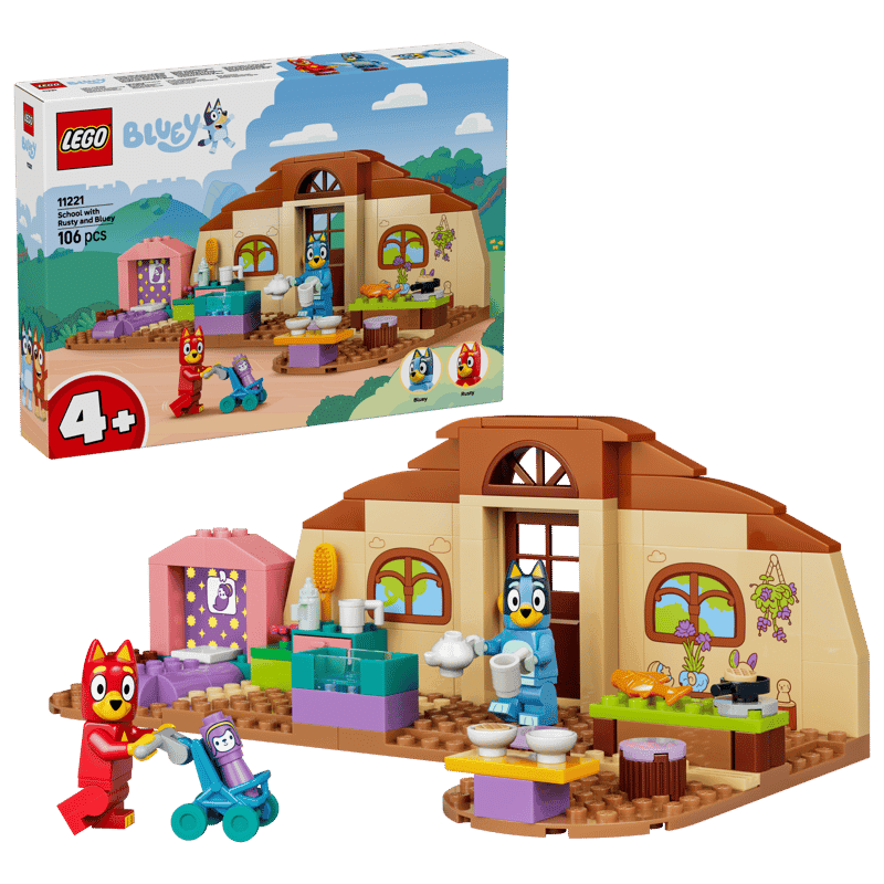 Lego Bluey 11221 Escuela Con Rusty Y Bluey (2)