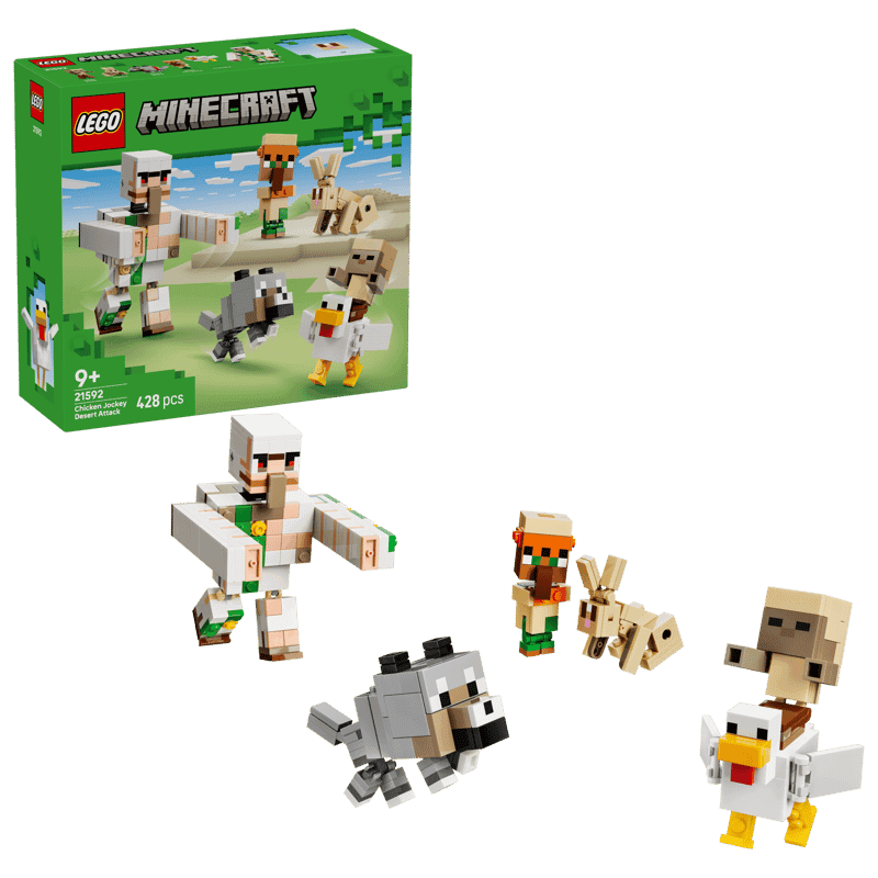 Lego Minecraft 21592 Ataque Del Jinete Avicola En El Desierto (2)