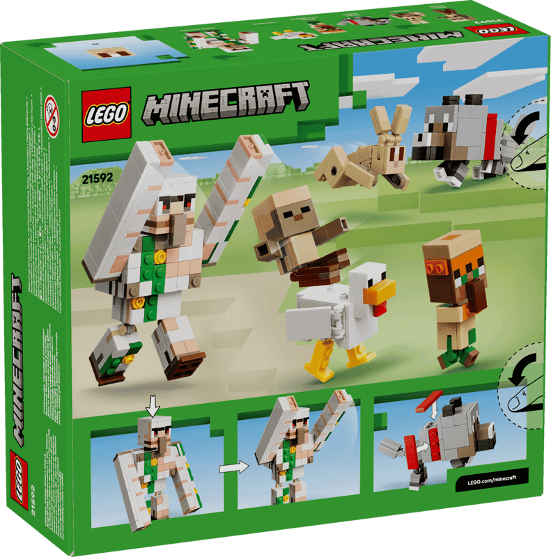 Lego Minecraft 21592 Ataque Del Jinete Avicola En El Desierto (5)