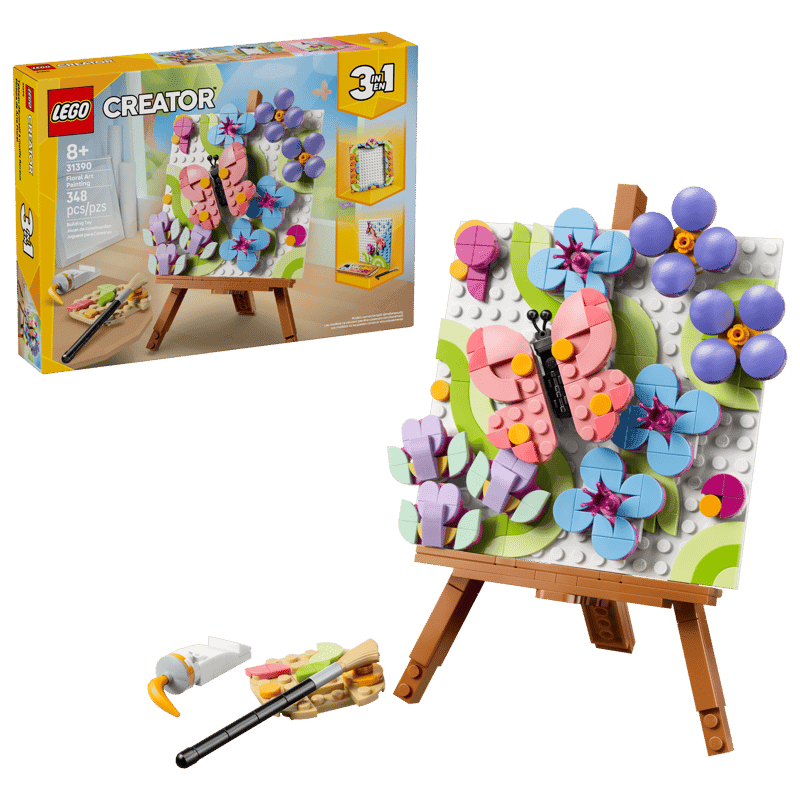 Lego Creator 31390 Pintura Decorativa De Arte Floral (2)