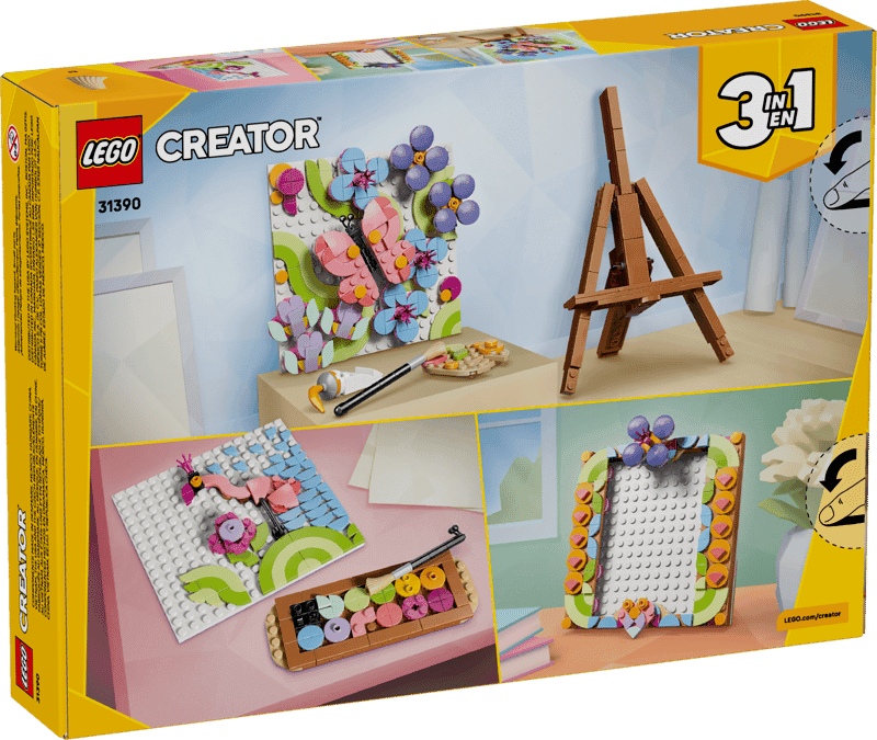 Lego Creator 31390 Pintura Decorativa De Arte Floral (5)