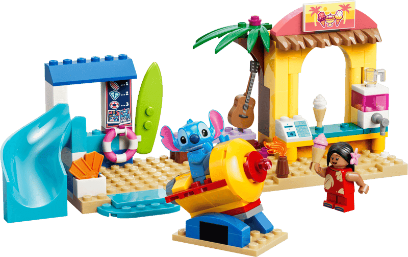Lego Disney 43280 Diversion En La Playa Con Lilo y Stitch