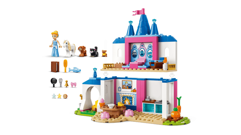 Lego Disney 43283 Castillo De Cenicienta Y Sus Amigos Animales (4)