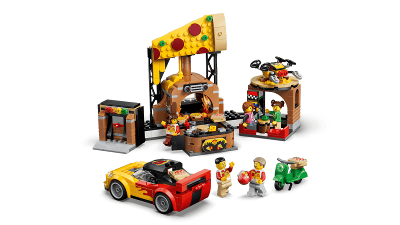 Lego City 60496 Experiencia De Pizza A Domicilio Con Vehiculos (4)