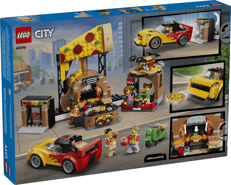 Lego City 60496 Experiencia De Pizza A Domicilio Con Vehiculos (6)