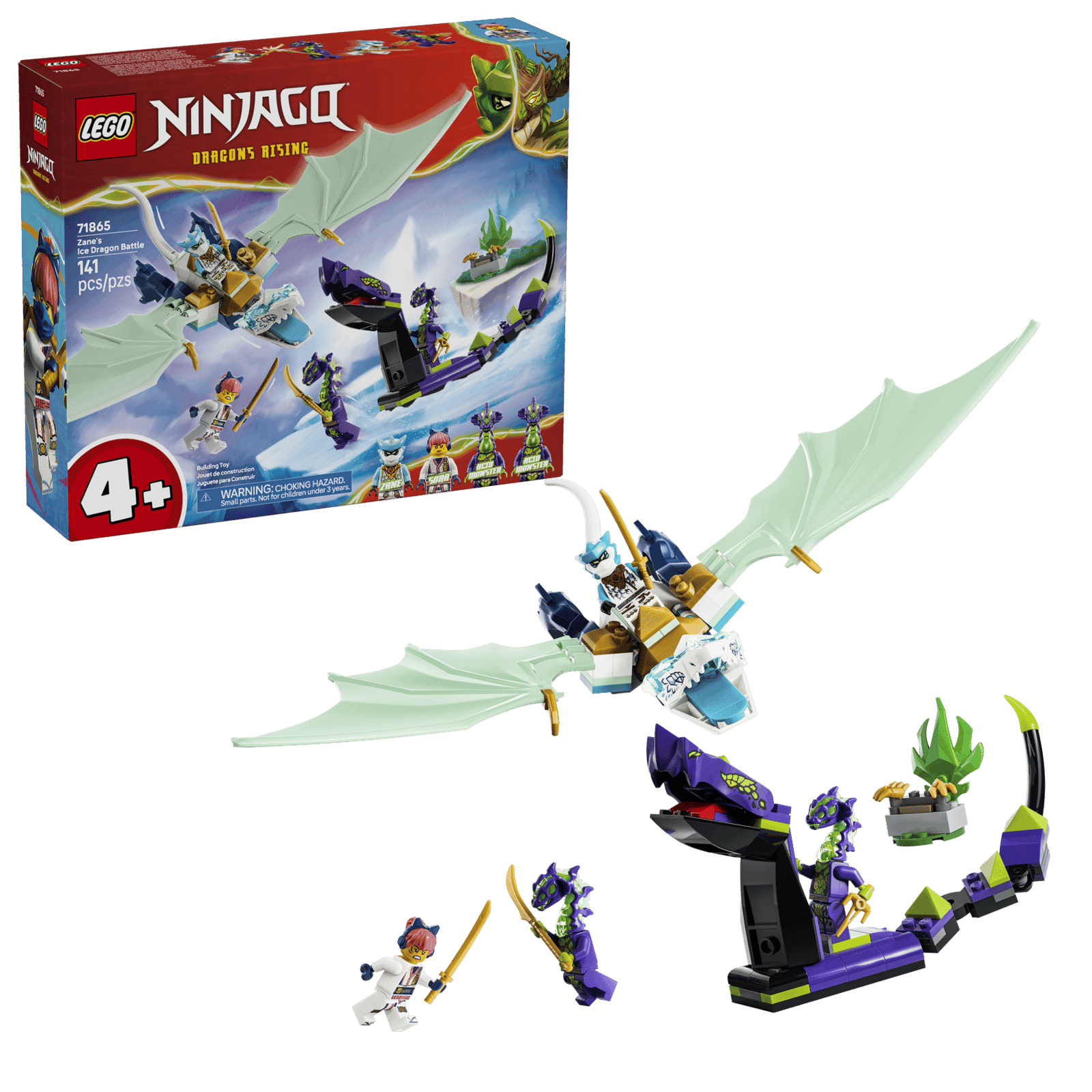 Lego Ninjago 71865 Batalla De Zane Y El Dragon De Hielo (2)