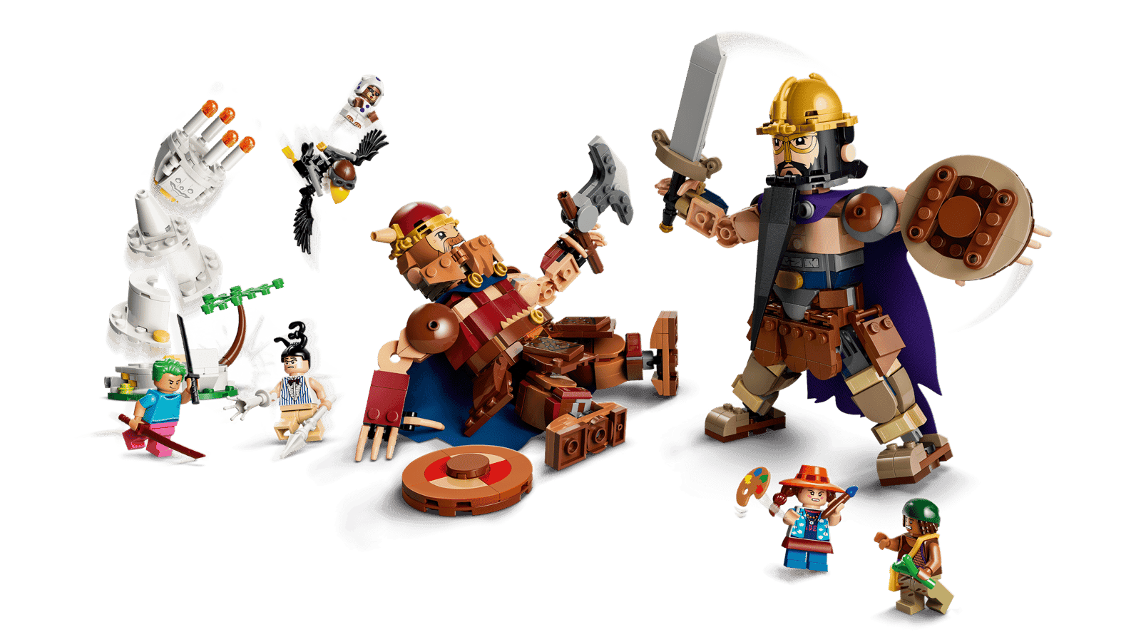Lego One Piece 75644 Dorry Vs Brogy: Gigantes De Little Garden (3)