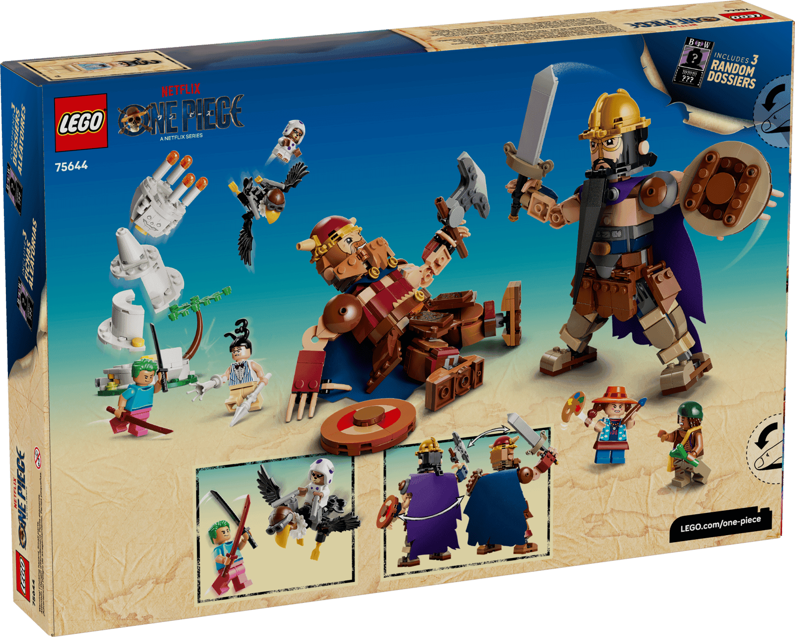 Lego One Piece 75644 Dorry Vs Brogy: Gigantes De Little Garden (5)