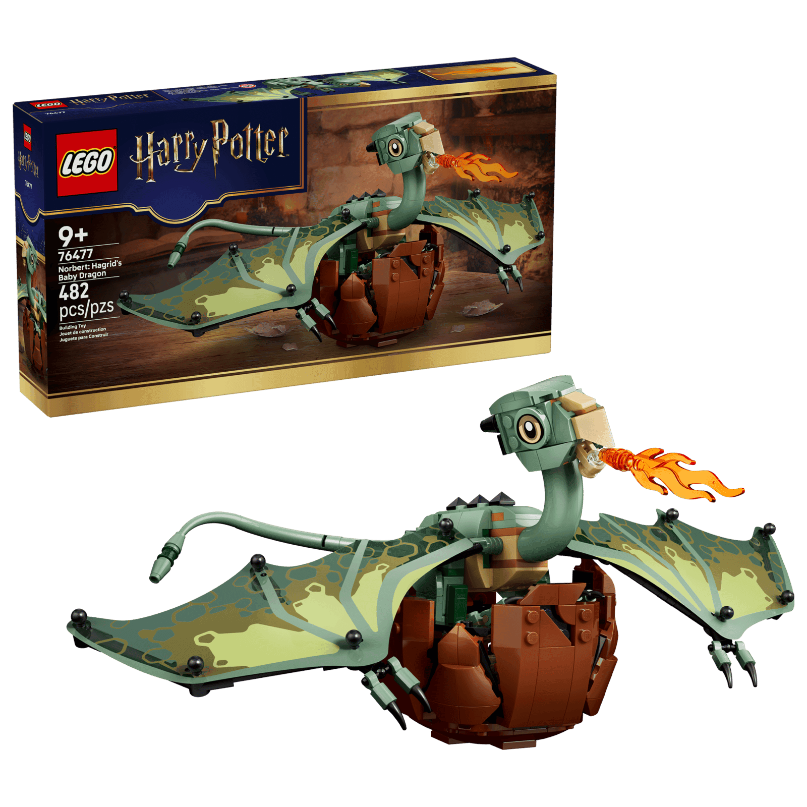 Lego Harry Potter 76477 Norberto: Dragon Bebe De Hagrid (2)