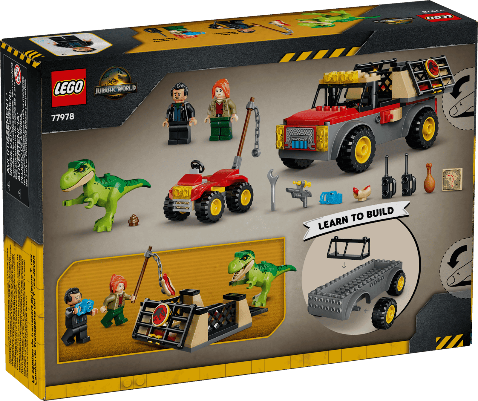 Lego Jurassic World 77978 Camion De Transporte Del T. Rex Joven (7)