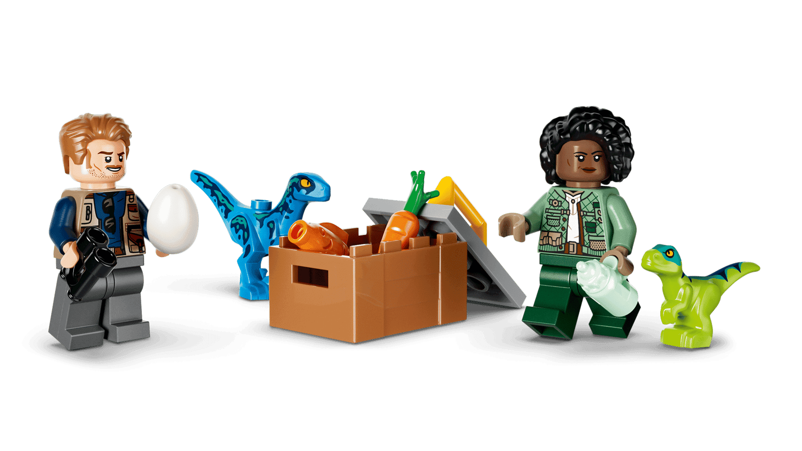 Lego Jurassic World 77981 Velocirraptor, Stegosaurus y Pteranodon: Mision De Rescate (4)