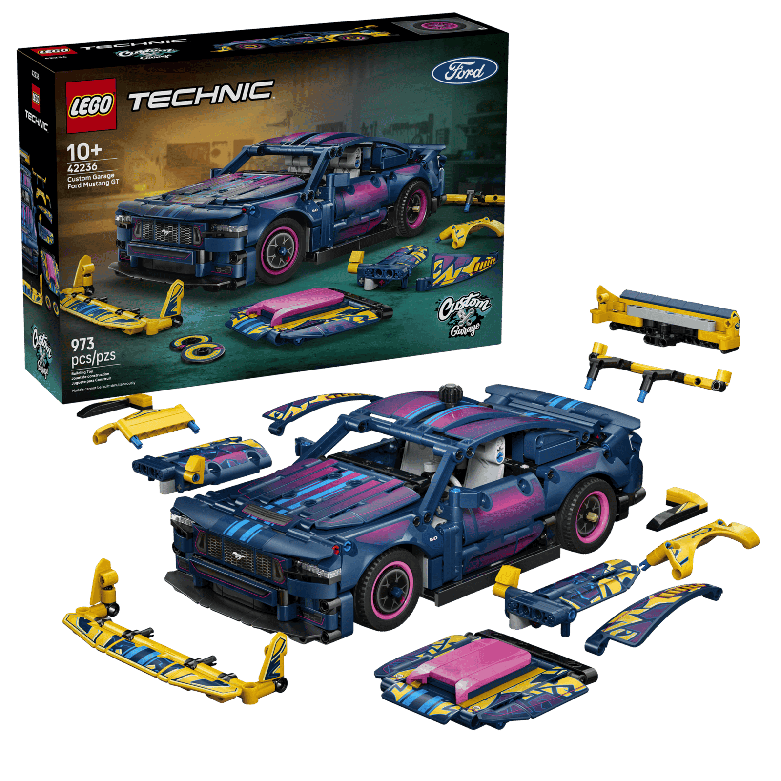 Lego Technic 42236 Taller De Tuning: Coche Ford Mustang GT (2)