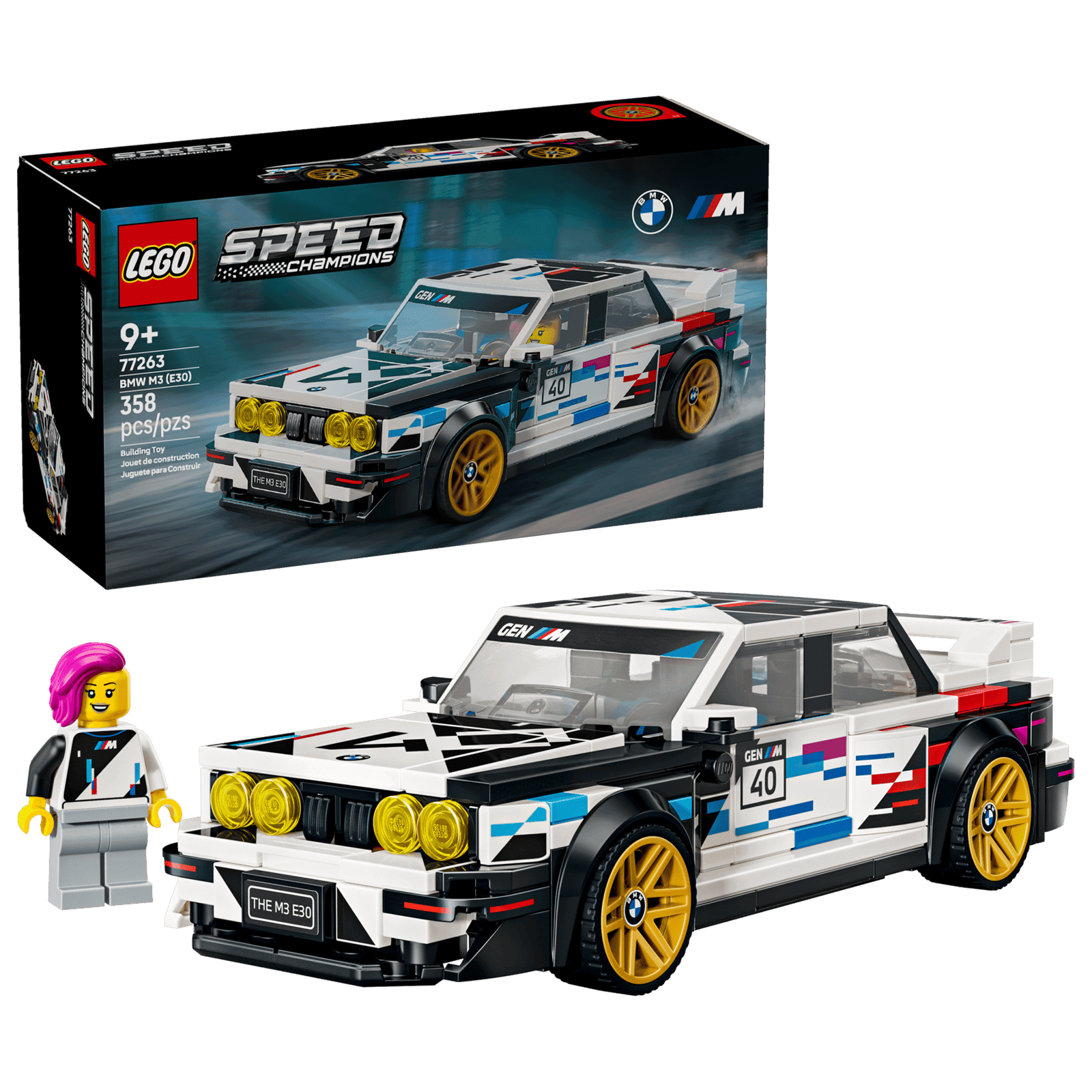 Lego Speed Champions 77263 Auto Bw, M3 (E30) (2)