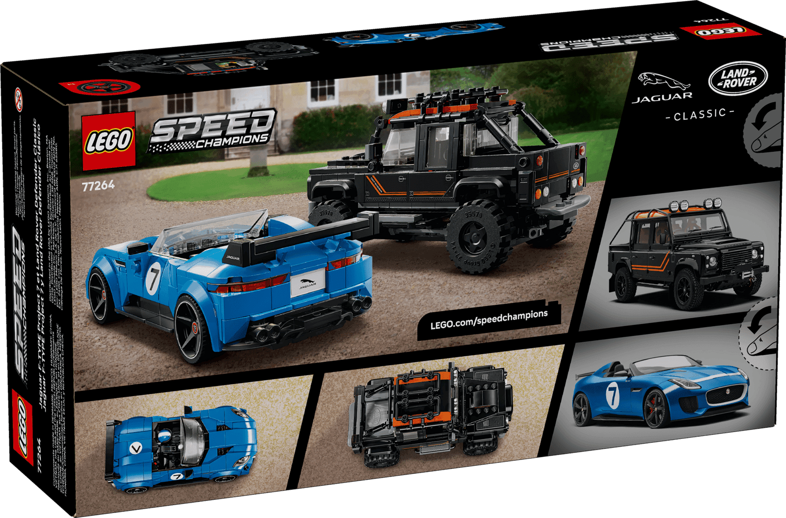 Lego Speed Champions 77264 Jaguar Project 7 Y Land Rover Defender (4)
