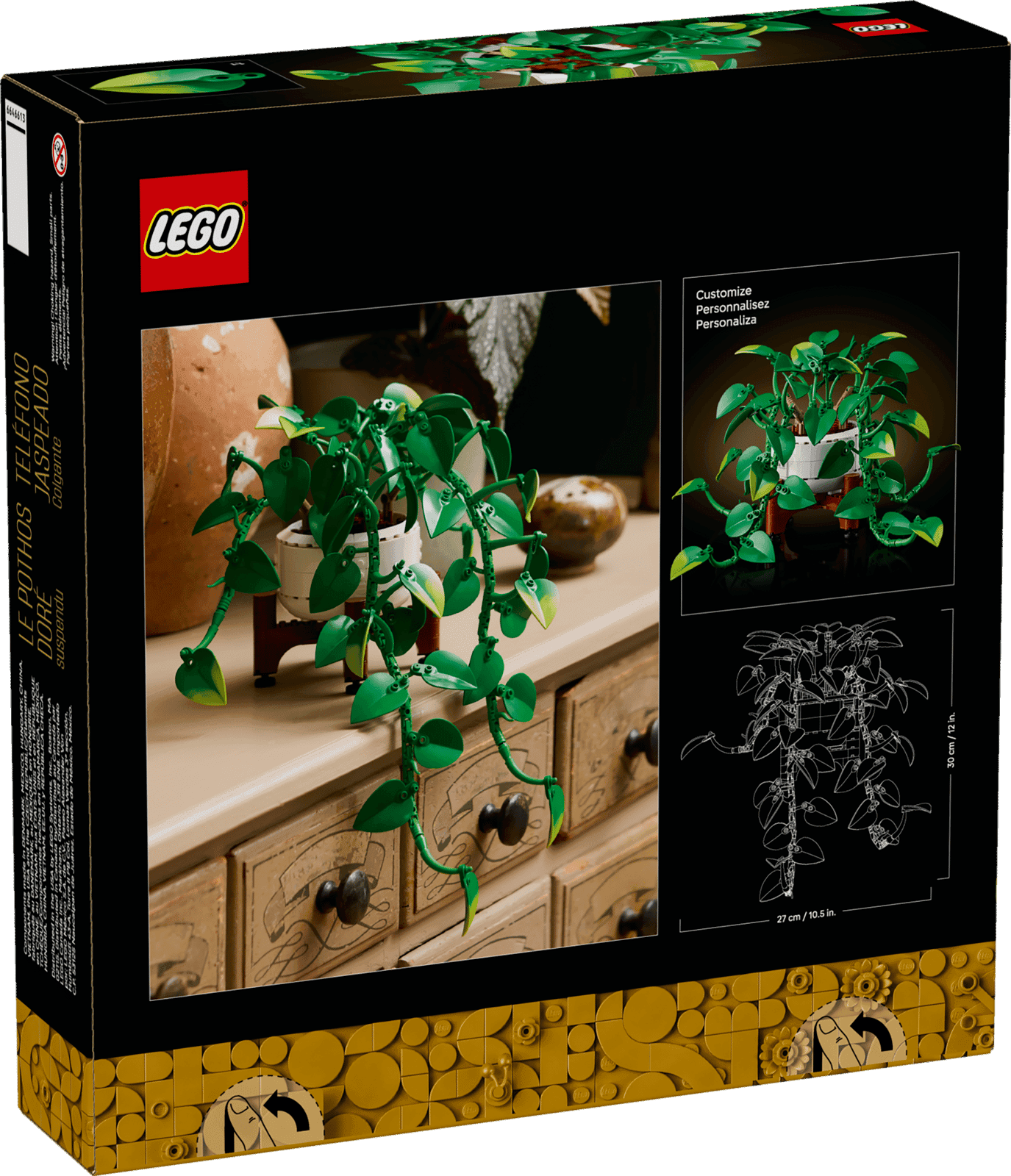Lego Botanicals 11512 Poto Dorado Colgante (5)