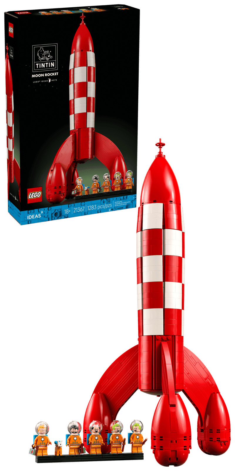 Lego Ideas 21367 Cohete Lunar De Tintin (2)