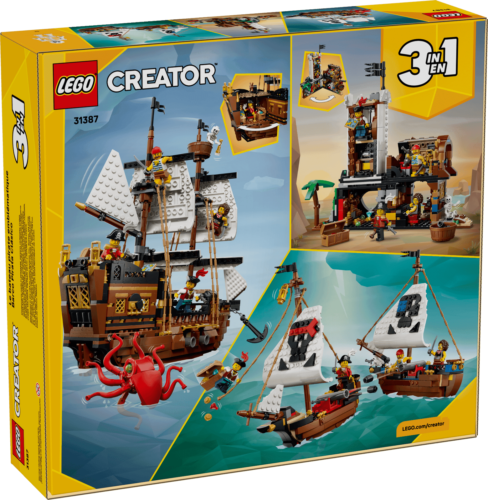 Lego Creator 31387 Barco Pirata Clasico (3)