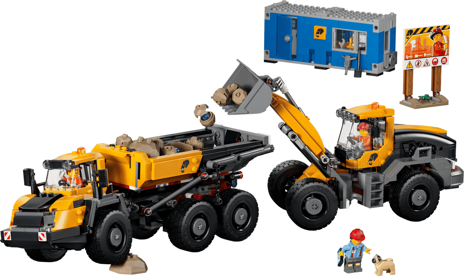 Lego City 60494 Camion Volquete Y Cargadora Frontal