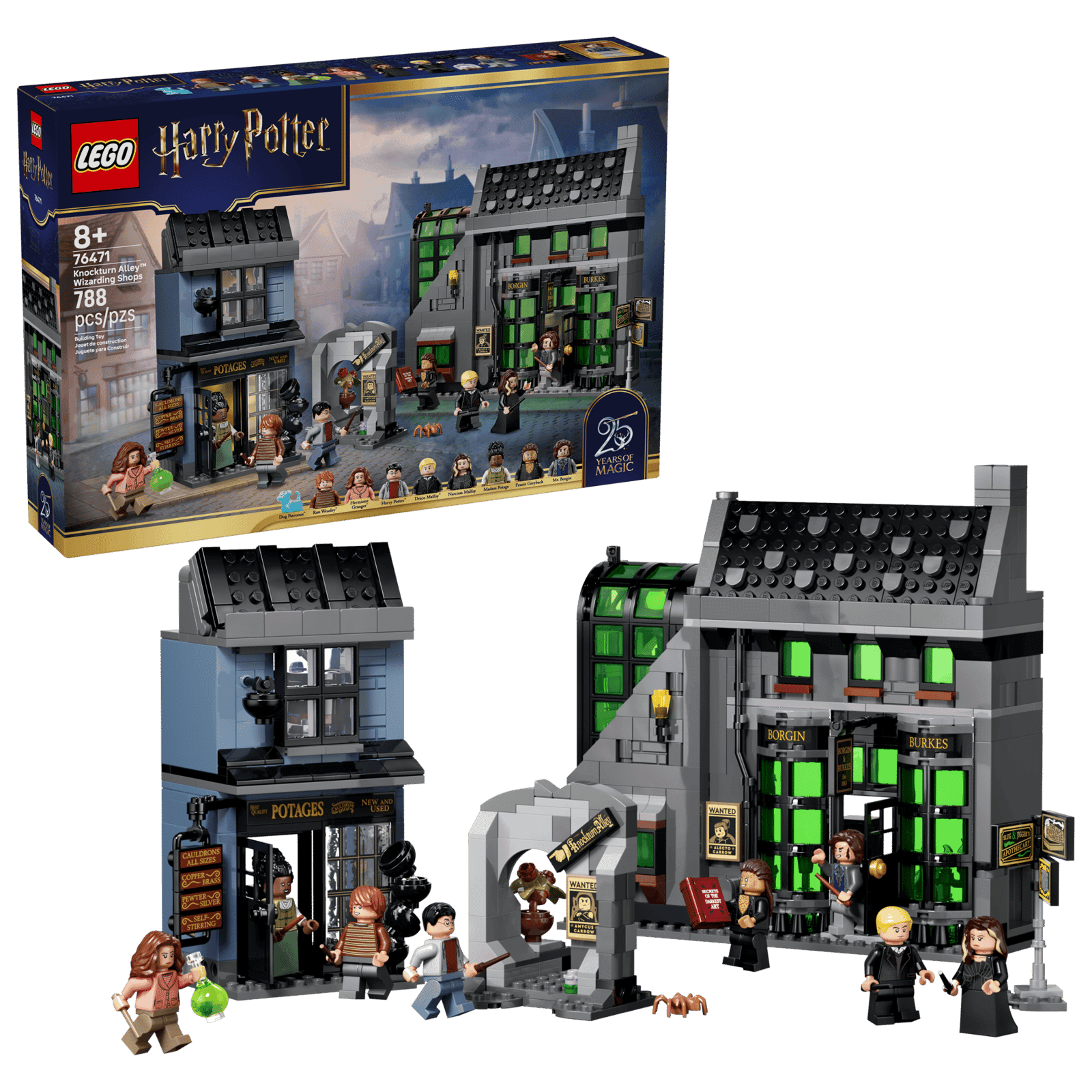 Lego Harry Potter 76471 Tiendas Magicas Del Callejon Knockturn Wiz (2)