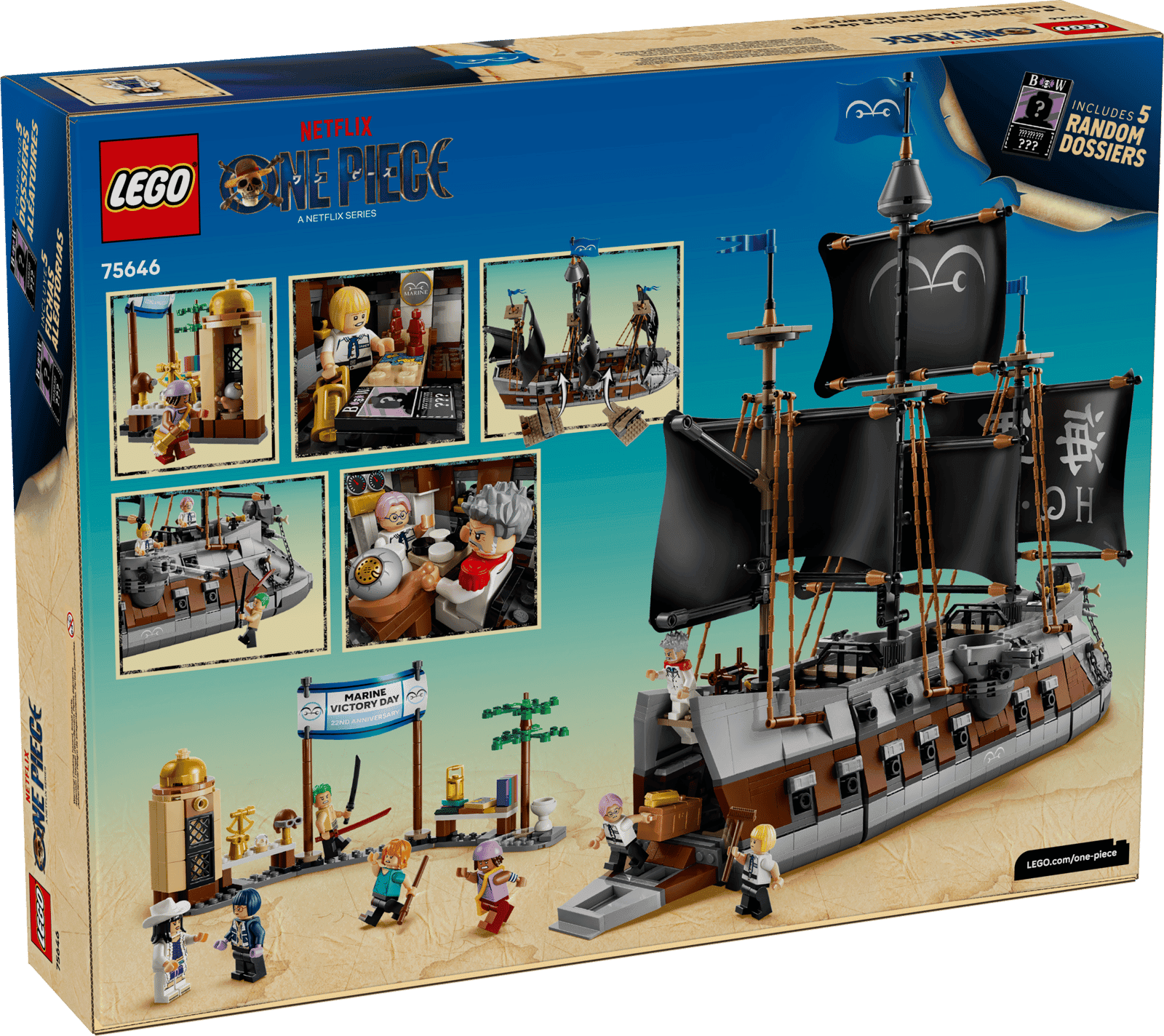 Lego One Piece 75646 Barco De La Marina De Garp (7)