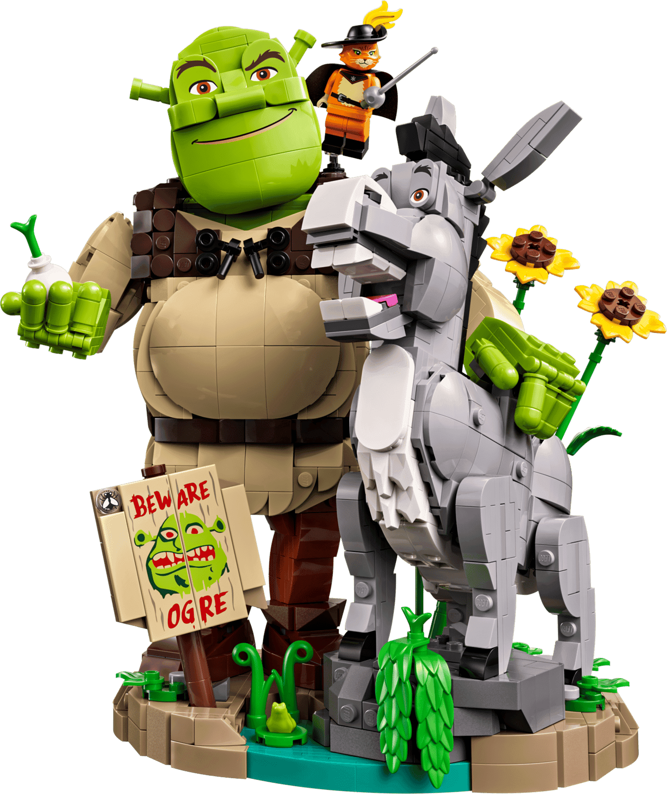 Lego  72423 Shrek, Burro Y Gato Con Botas