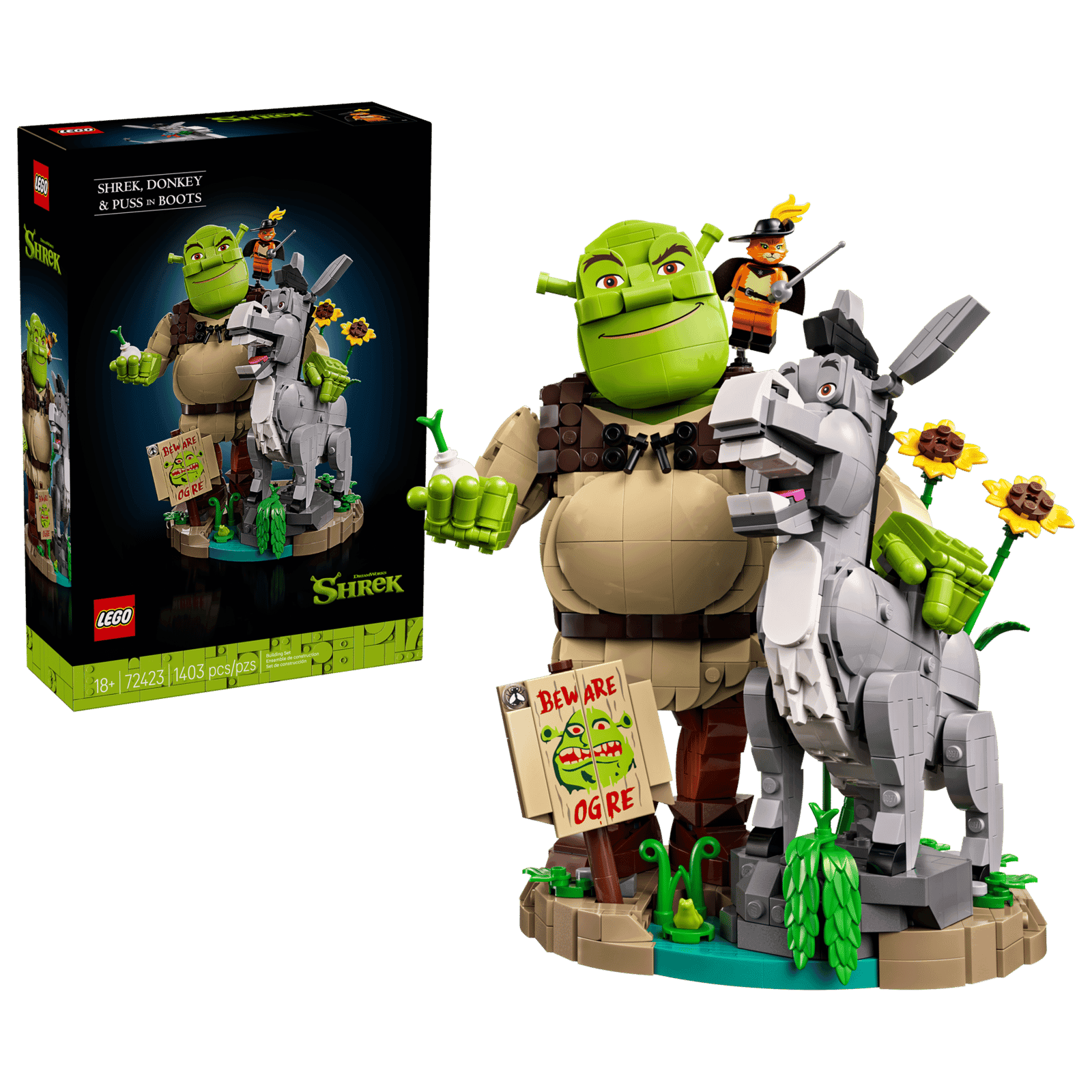 Lego  72423 Shrek, Burro Y Gato Con Botas (2)