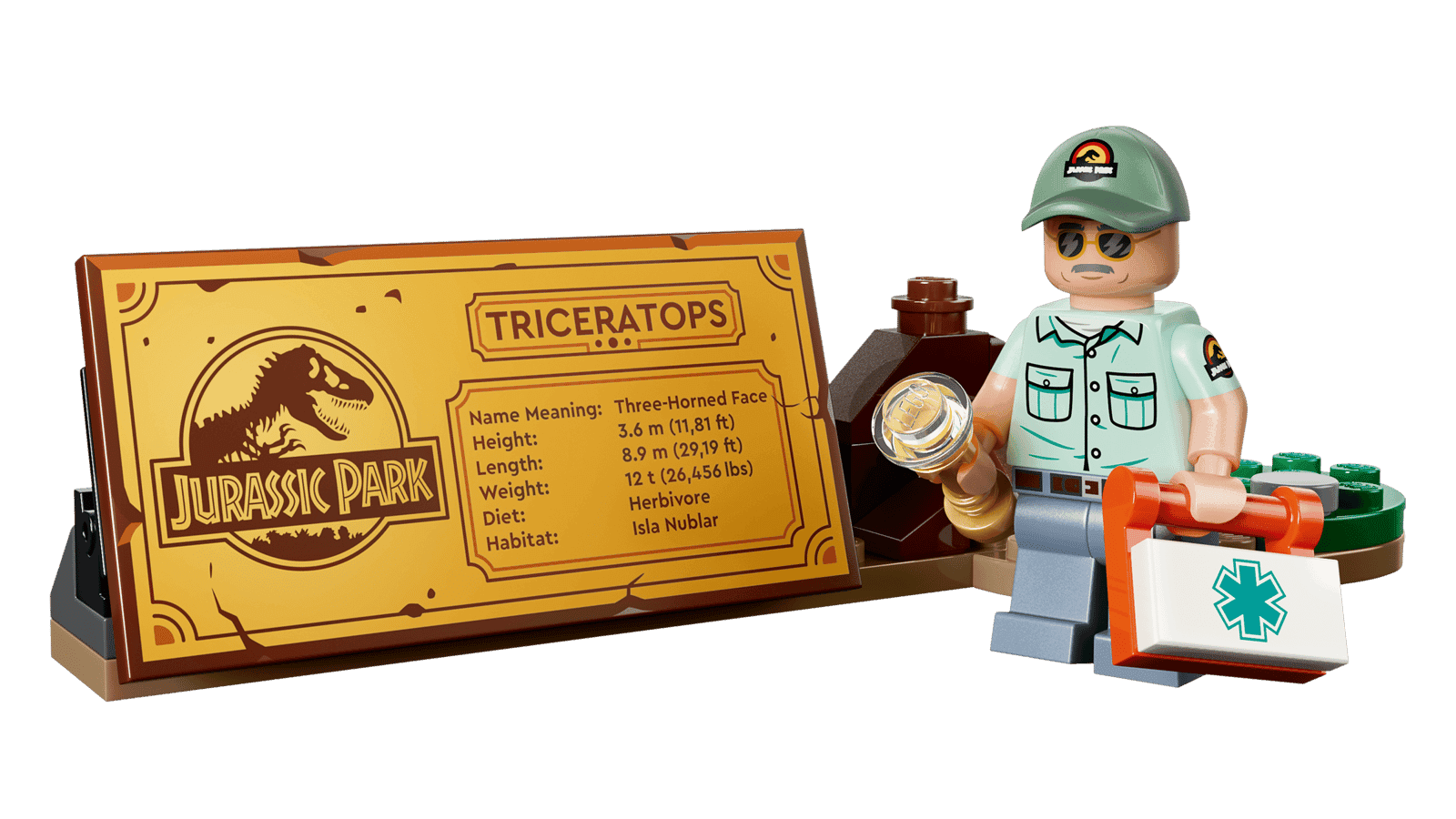 Lego Jurassic World 77985 Fosiles De Dinosaurio Triceraptops (6)