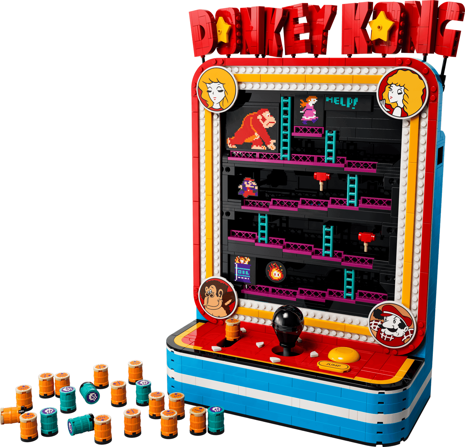 Lego Super Mario Bros 72051 Maquina Recreativa De Donkey Kong