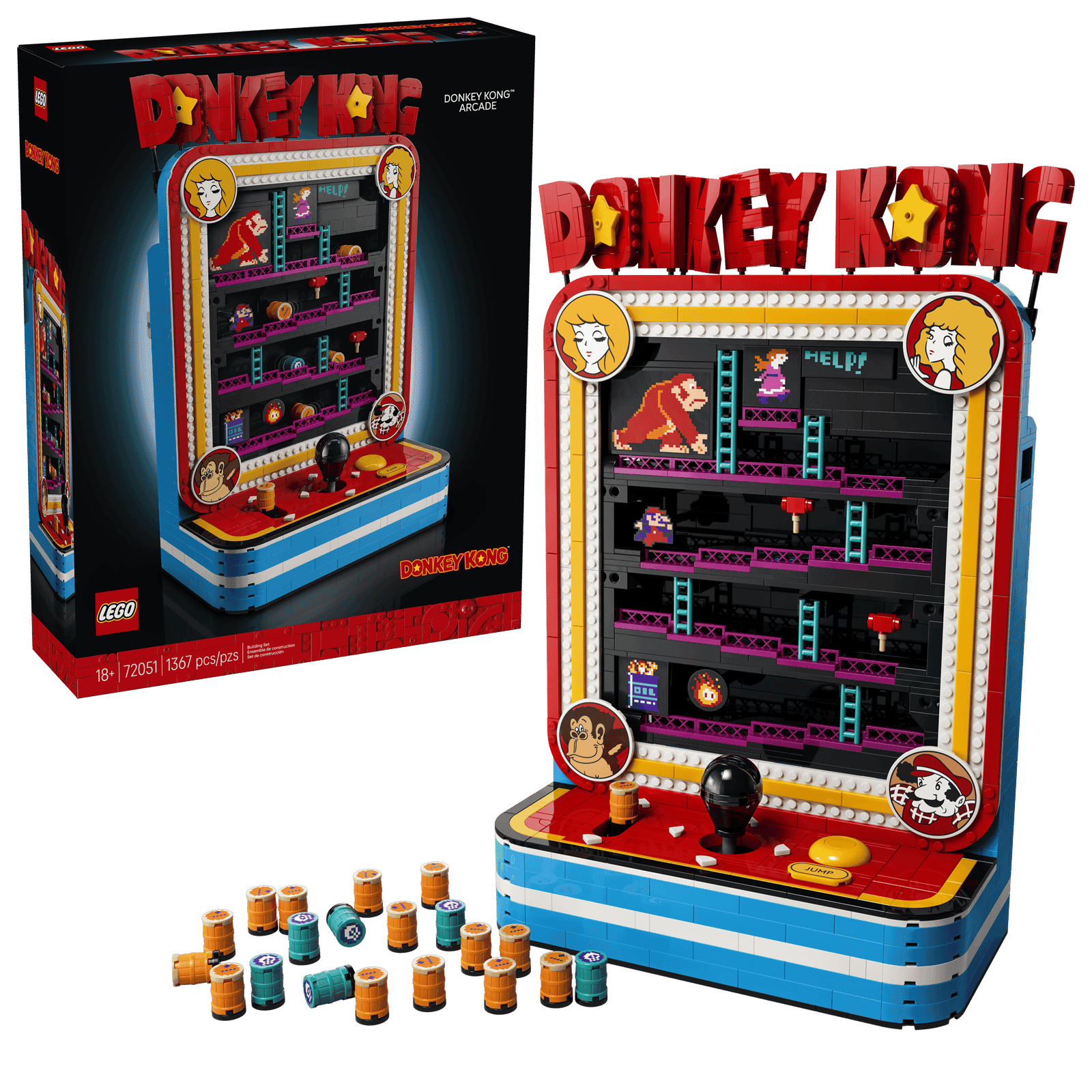 Lego Super Mario Bros 72051 Maquina Recreativa De Donkey Kong (2)