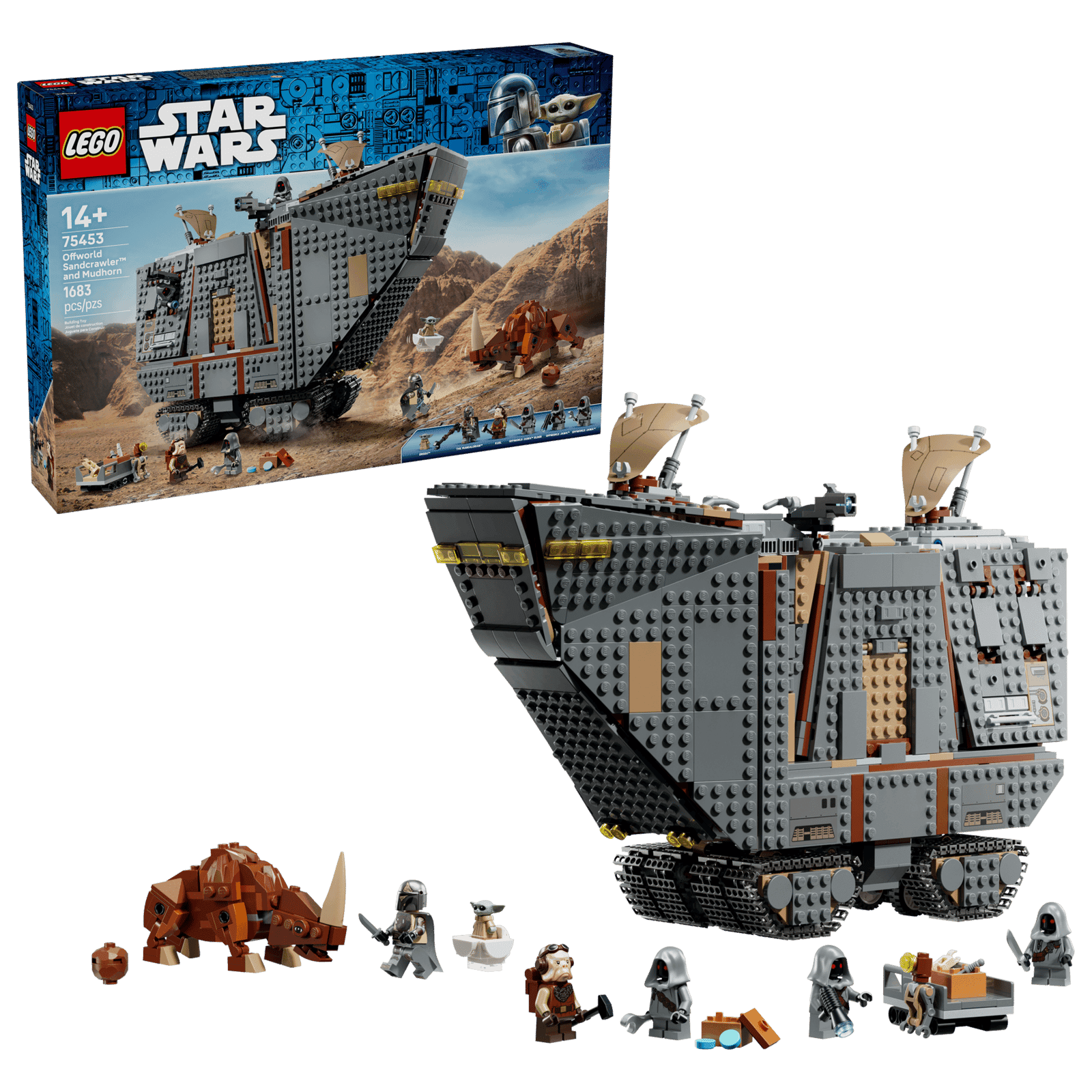 Lego Star Wars 75453 Reptador De Las Arenas Del Exterior Y Mudhorn (2)