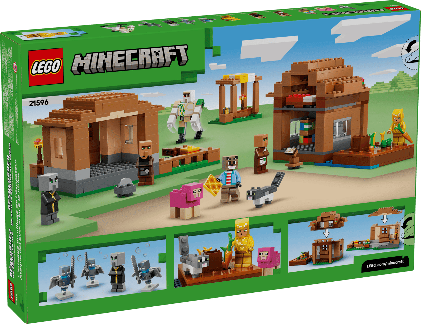 Lego Minecraft 21596 Ataque Del Evocador A La Aldea (4)